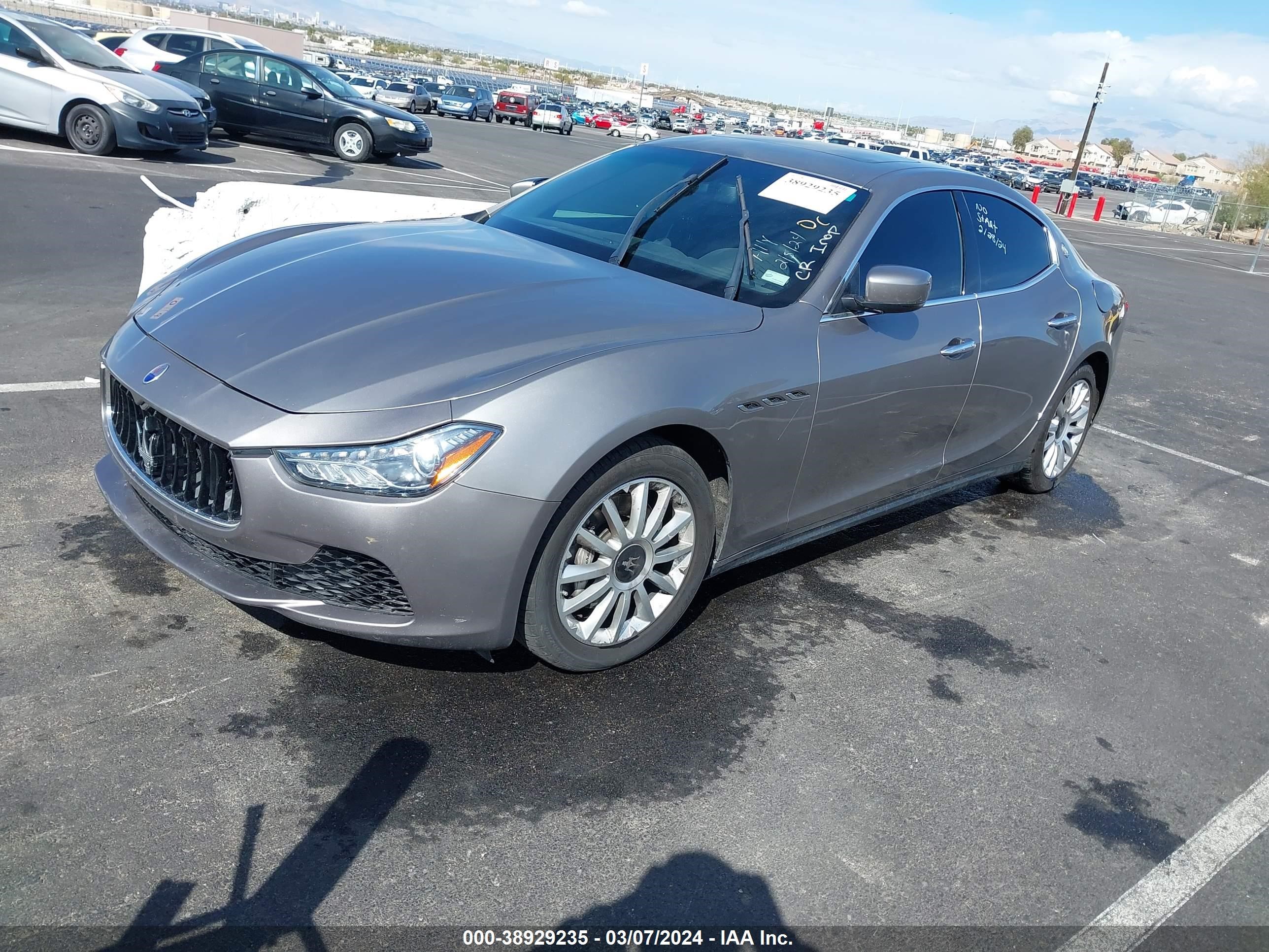 Photo 1 VIN: ZAM57XSA4E1097555 - MASERATI GHIBLI 