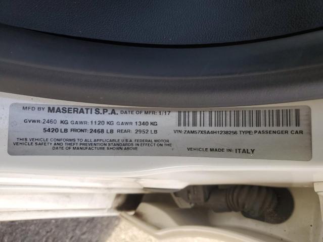 Photo 11 VIN: ZAM57XSA4H1238256 - MASERATI GHIBLI 