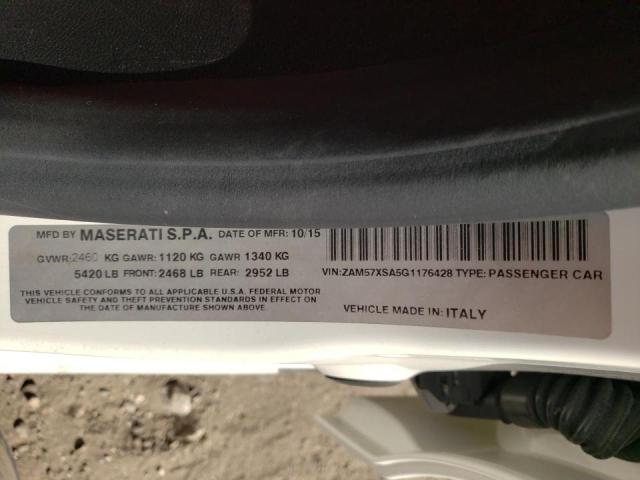 Photo 9 VIN: ZAM57XSA5G1176428 - MASERATI GHIBLI 