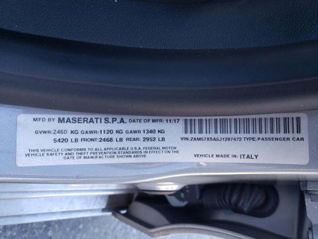 Photo 11 VIN: ZAM57XSA5J1287472 - MASERATI ALL MODELS 