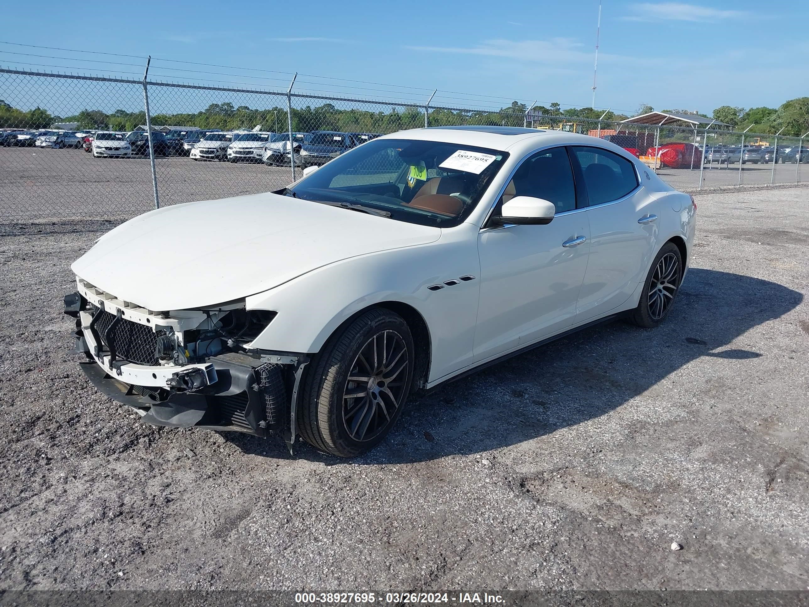 Photo 1 VIN: ZAM57XSA8J1278605 - MASERATI GHIBLI 