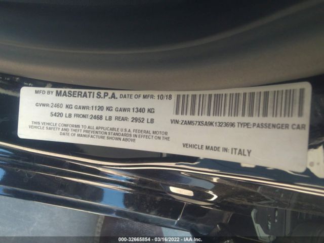 Photo 8 VIN: ZAM57XSA9K1323696 - MASERATI GHIBLI 