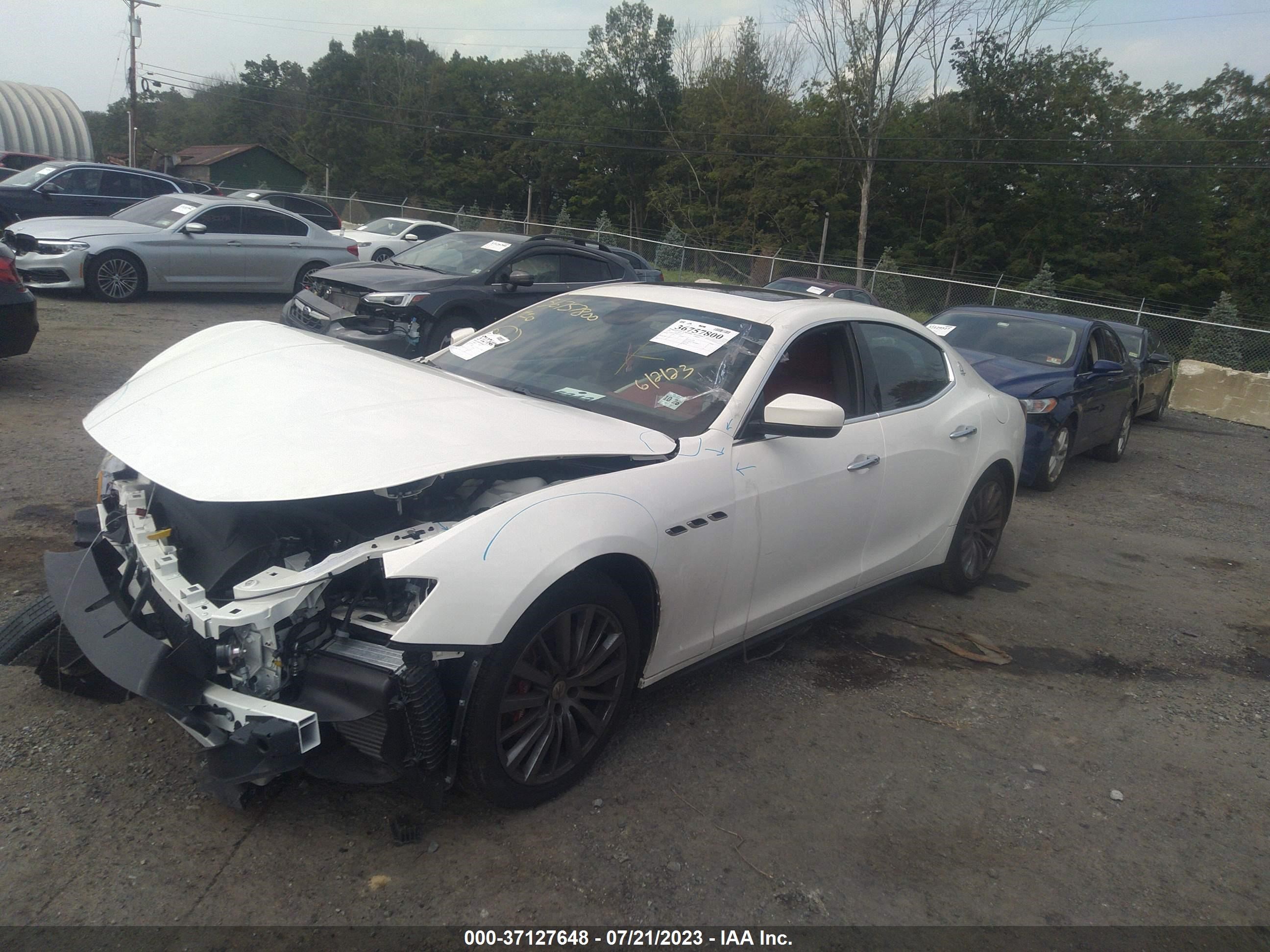 Photo 1 VIN: ZAM57YTA6M1369137 - MASERATI GHIBLI 