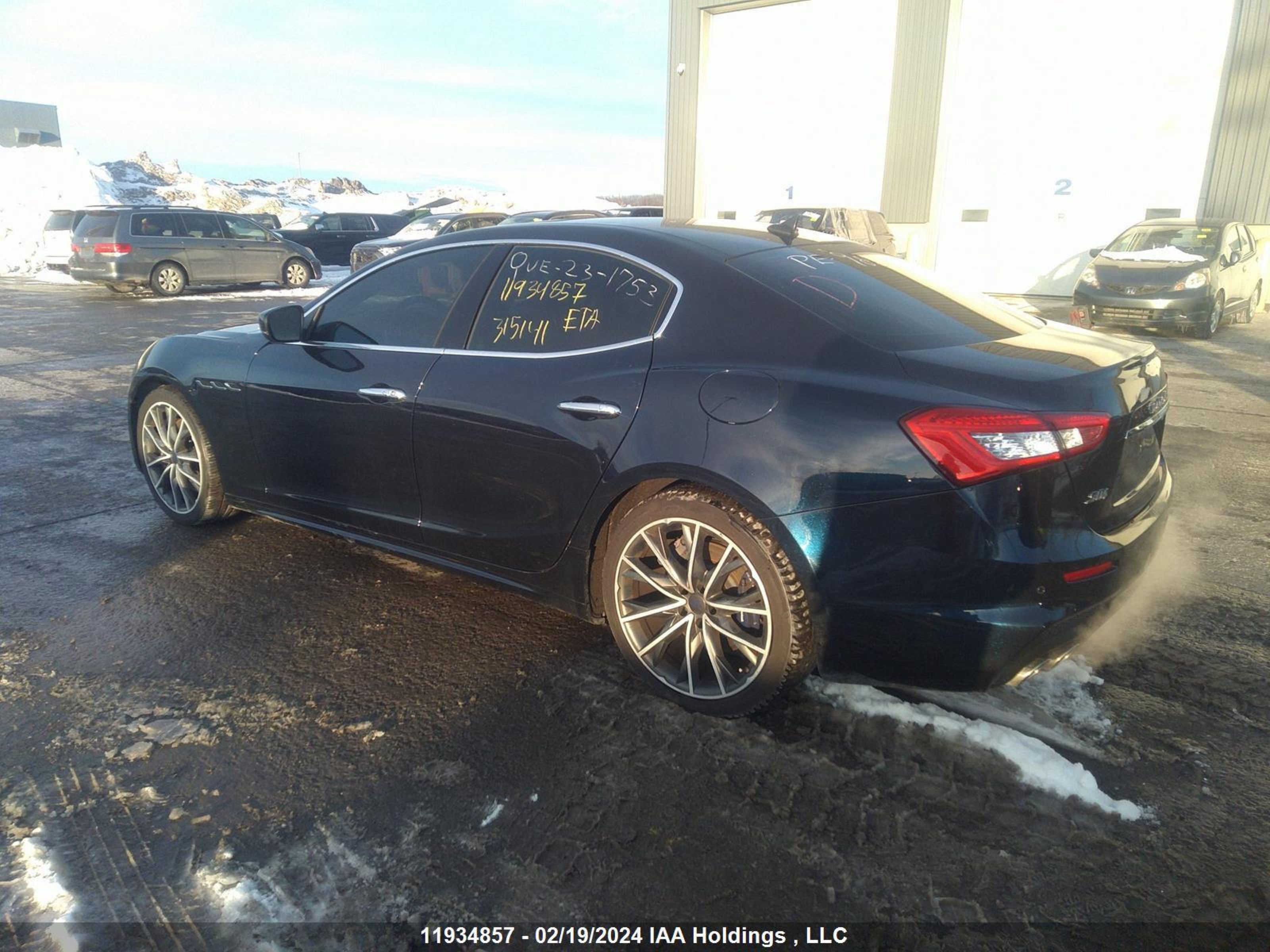 Photo 2 VIN: ZAM57YTS5K1315141 - MASERATI GHIBLI 