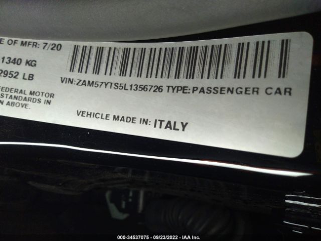 Photo 8 VIN: ZAM57YTS5L1356726 - MASERATI GHIBLI 