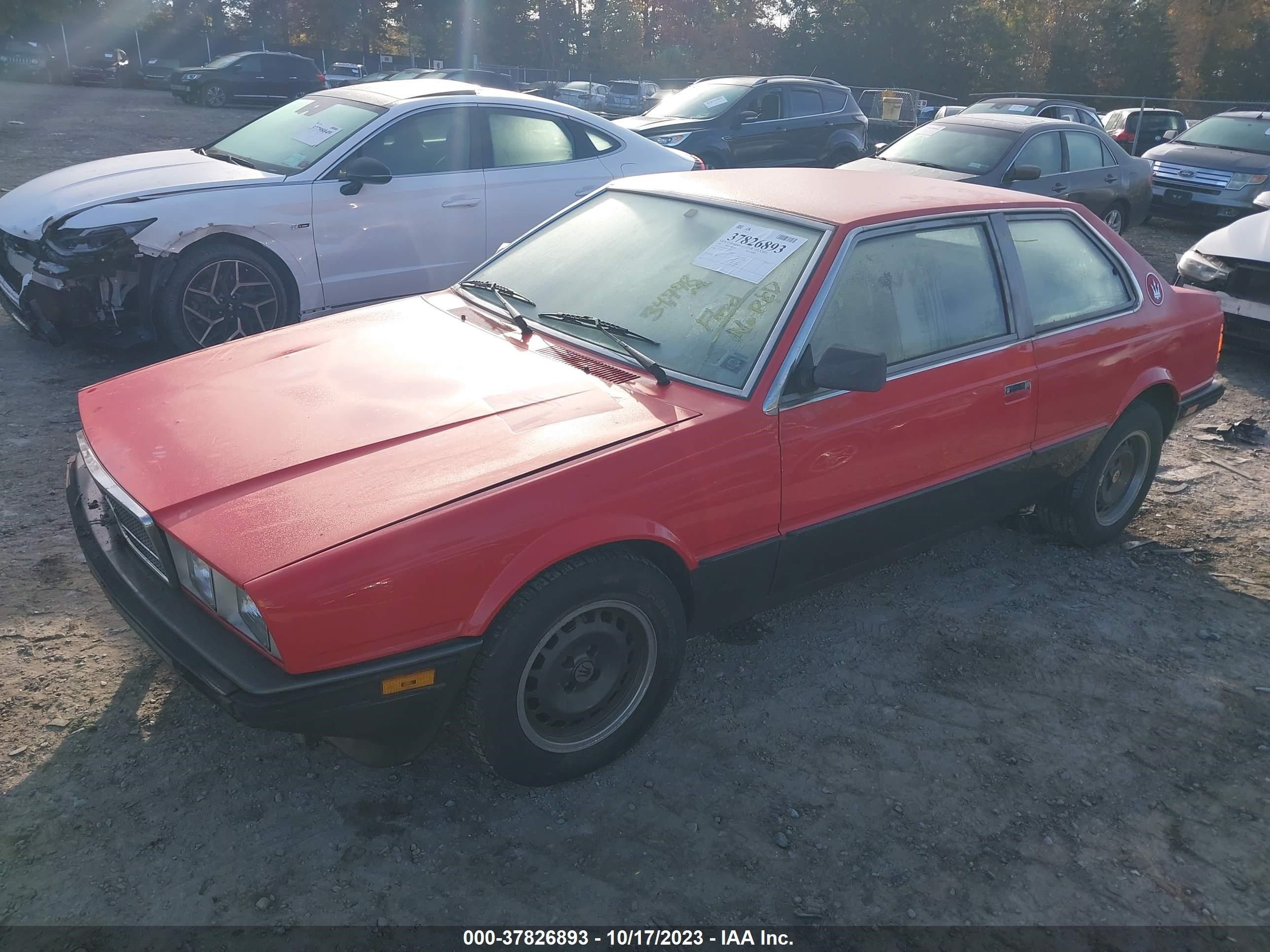 Photo 1 VIN: ZAMAL1104FB313125 - MASERATI BITURBO 