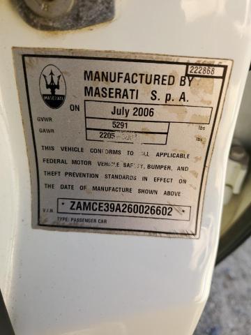 Photo 11 VIN: ZAMCE39A260026602 - MASERATI QUATTROPOR 