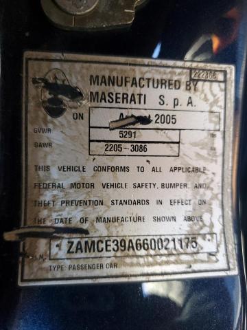 Photo 11 VIN: ZAMCE39A660021175 - MASERATI QUATTROPOR 