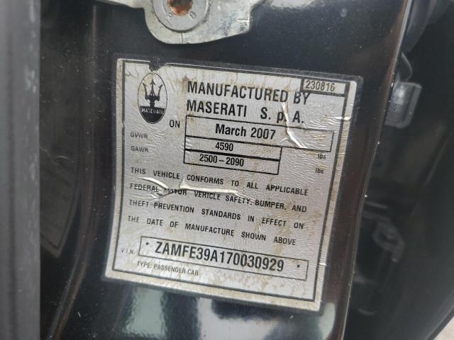 Photo 12 VIN: ZAMFE39A170030929 - MASERATI QUATTROPOR 