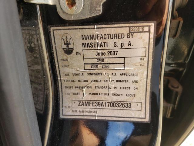 Photo 11 VIN: ZAMFE39A170032633 - MASERATI QUATTROPOR 