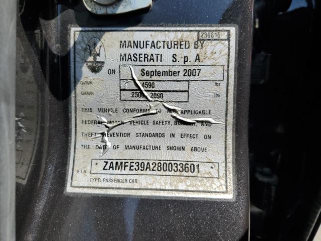 Photo 11 VIN: ZAMFE39A280033601 - MASERATI QUATTROPOR 