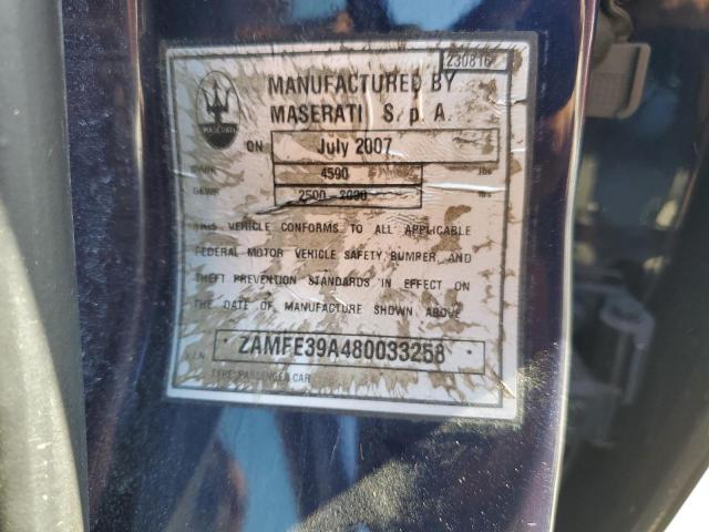 Photo 11 VIN: ZAMFE39A480033258 - MASERATI QUATTROPOR 