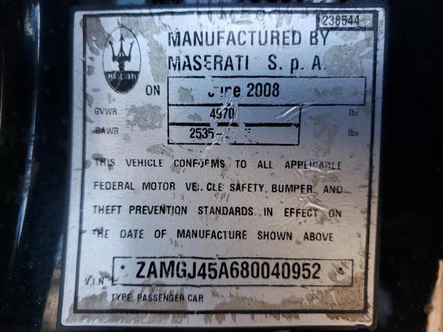 Photo 11 VIN: ZAMGJ45A680040952 - MASERATI GRANTURISM 