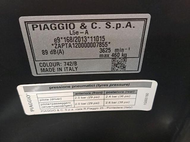 Photo 9 VIN: ZAPTA120000007855 - PIAGGIO MP3 