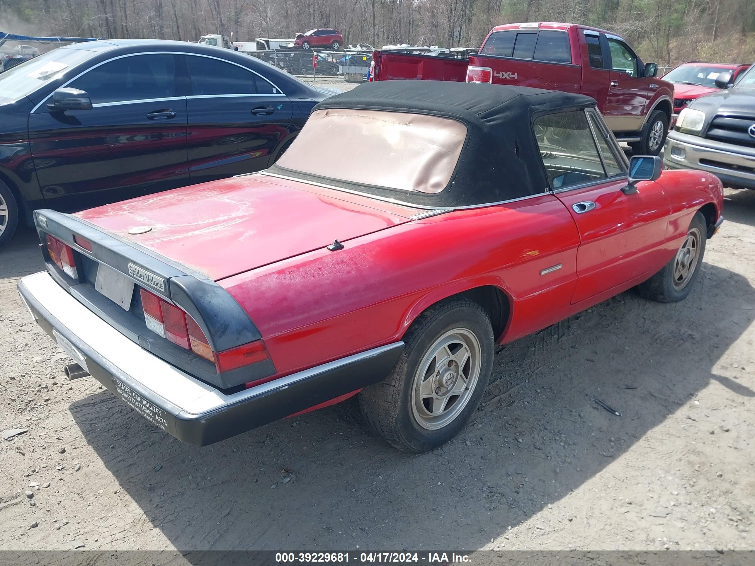 Photo 3 VIN: ZARBA12G7L6001885 - ALFA-ROMEO SPIDER 