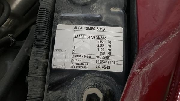 Photo 3 VIN: ZARCABC47J7488673 - ALFA-ROMEO GIULIETTA 