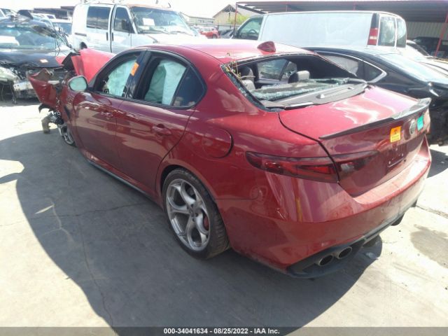 Photo 2 VIN: ZARFAEAV6J7576334 - ALFA-ROMEO GIULIA QUADRIFOGLIO 