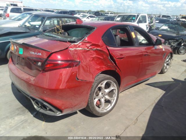 Photo 3 VIN: ZARFAEAV6J7576334 - ALFA-ROMEO GIULIA QUADRIFOGLIO 