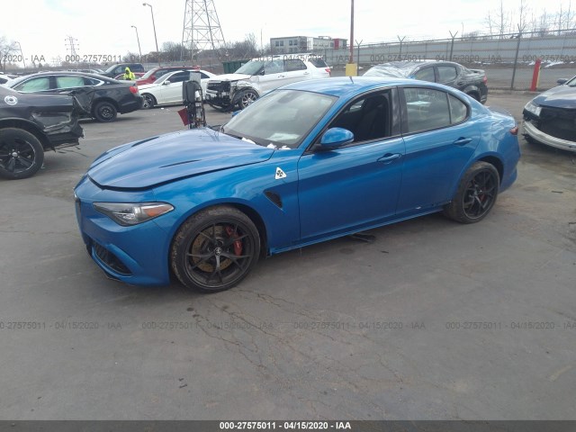 Photo 1 VIN: ZARFAEAV8J7573340 - ALFA ROMEO GIULIA QUADRIFOGLIO 