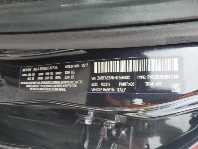 Photo 11 VIN: ZARFAEBN4H7556432 - ALFA-ROMEO GIULIA 