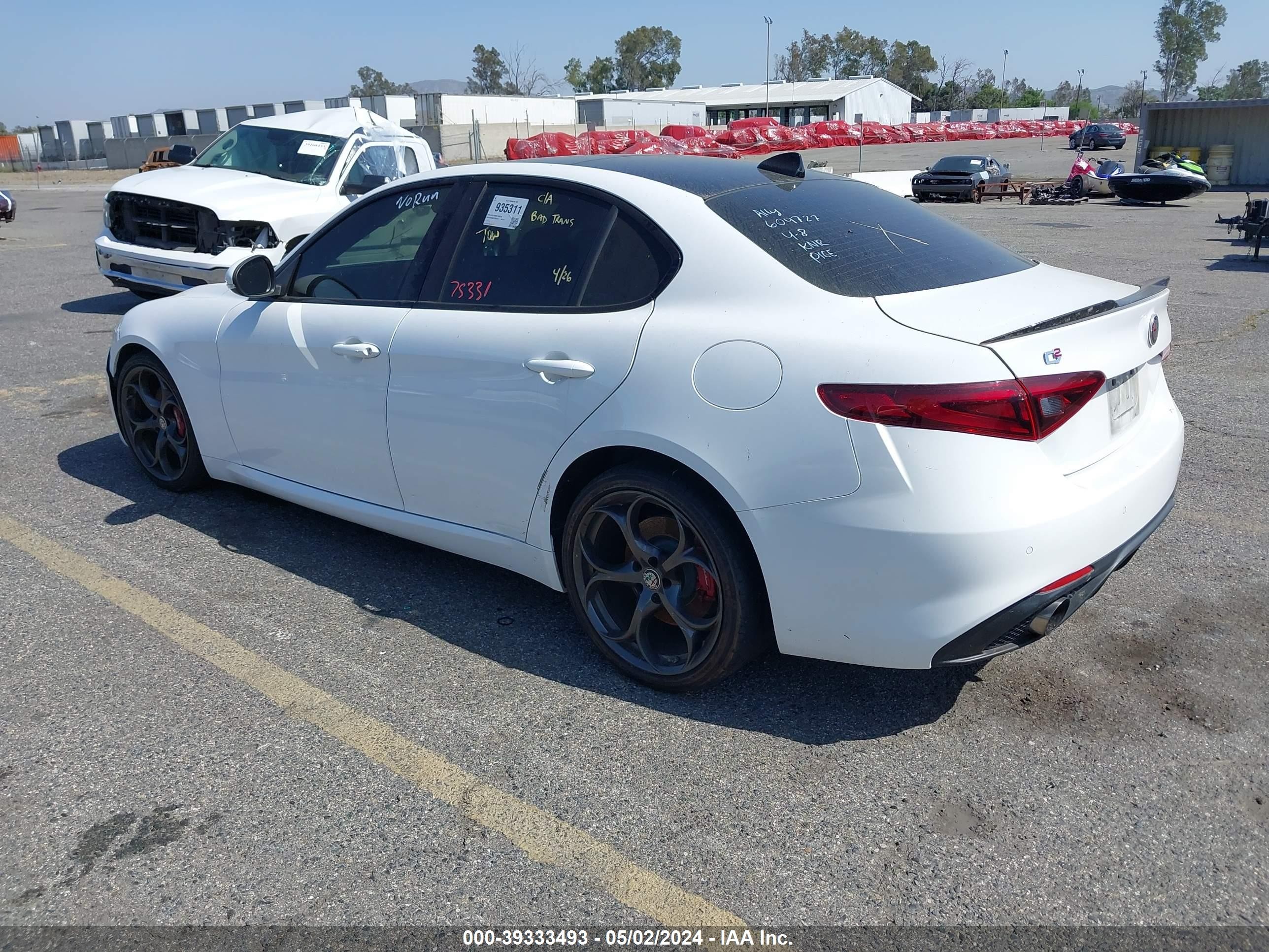 Photo 2 VIN: ZARFAMBNXK7604727 - ALFA-ROMEO GIULIA 