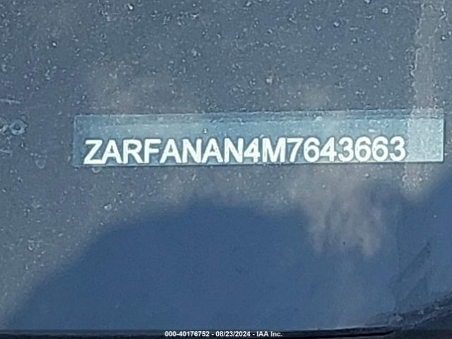 Photo 8 VIN: ZARFANAN4M7643663 - ALFA-ROMEO GIULIA (952) 