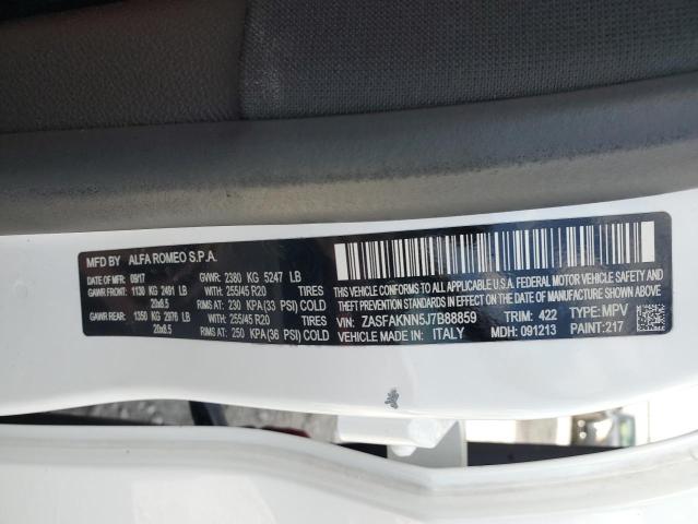Photo 11 VIN: ZASFAKNN5J7B88859 - ALFA-ROMEO STELVIO TI 