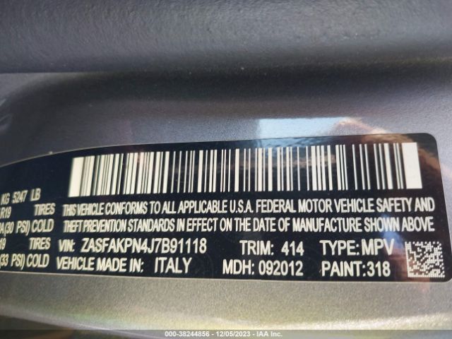 Photo 8 VIN: ZASFAKPN4J7B91118 - ALFA-ROMEO STELVIO 