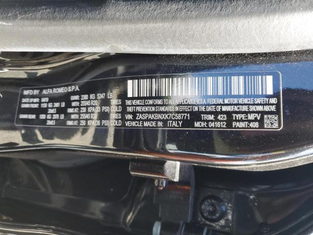 Photo 13 VIN: ZASPAKBNXK7C58771 - ALFA-ROMEO STELVIO TI 