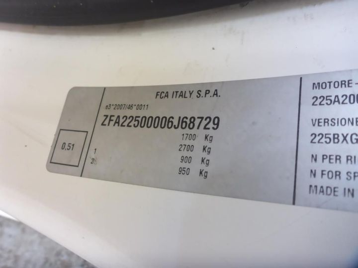 Photo 12 VIN: ZFA22500006J68729 - FIAT FIORINO 