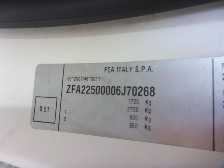 Photo 12 VIN: ZFA22500006J70268 - FIAT FIORINO 