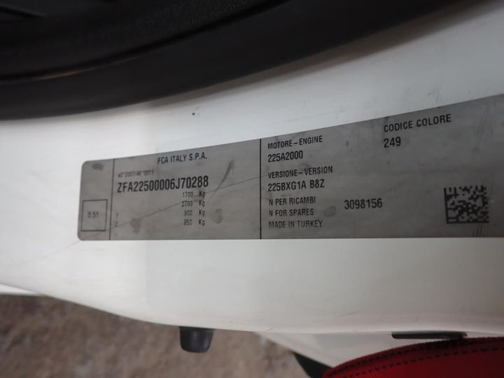 Photo 14 VIN: ZFA22500006J70288 - FIAT FIORINO 