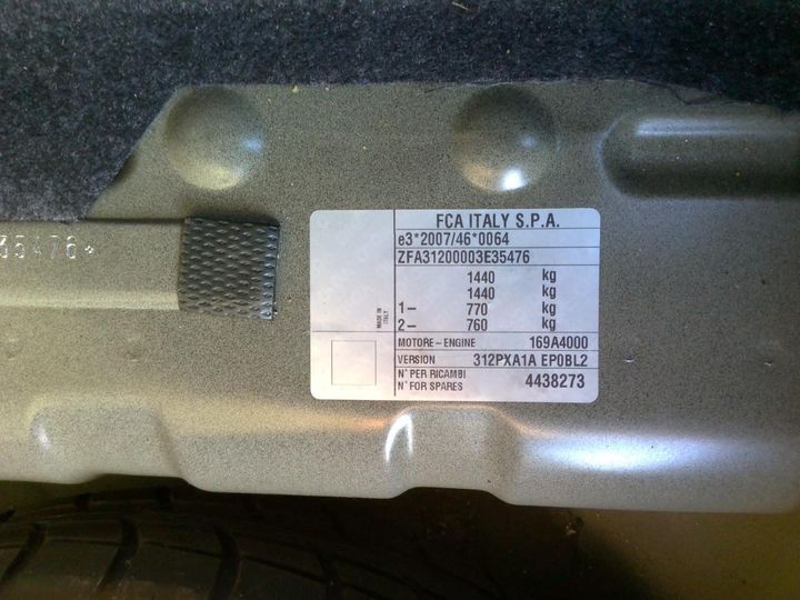 Photo 9 VIN: ZFA31200003E35476 - FIAT PANDA 