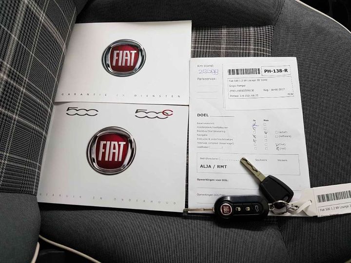 Photo 17 VIN: ZFA3120000J598130 - FIAT 500 