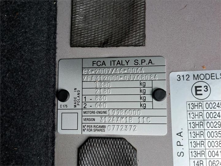 Photo 4 VIN: ZFA3120000J768084 - FIAT 500 