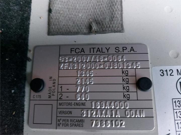 Photo 9 VIN: ZFA3120000J801345 - FIAT 500 