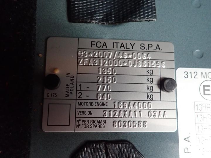 Photo 11 VIN: ZFA3120000J861596 - FIAT 500 3P 