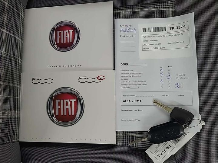 Photo 12 VIN: ZFA3120000J931327 - FIAT 500 