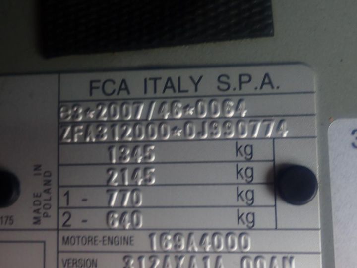 Photo 5 VIN: ZFA3120000J990774 - FIAT 500 