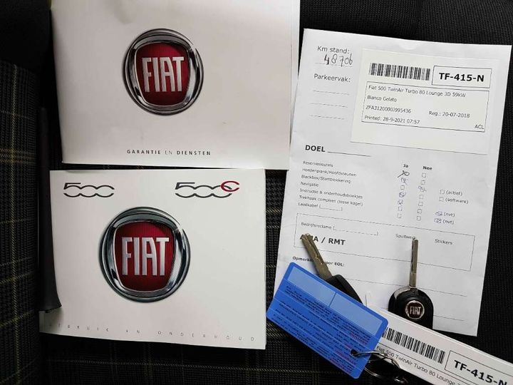 Photo 17 VIN: ZFA3120000J995436 - FIAT 500 