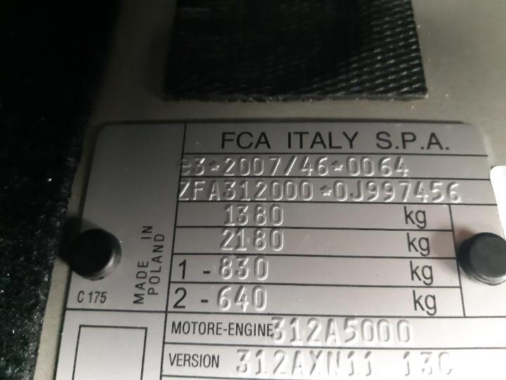 Photo 18 VIN: ZFA3120000J997456 - FIAT 500 