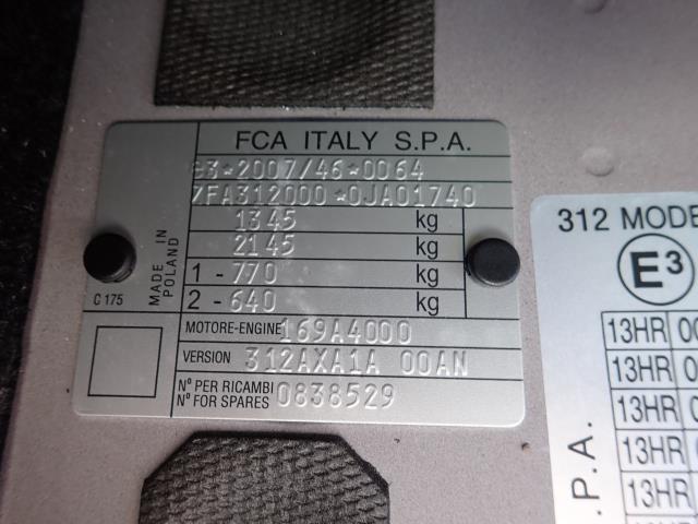 Photo 8 VIN: ZFA3120000JA01740 - FIAT 500 