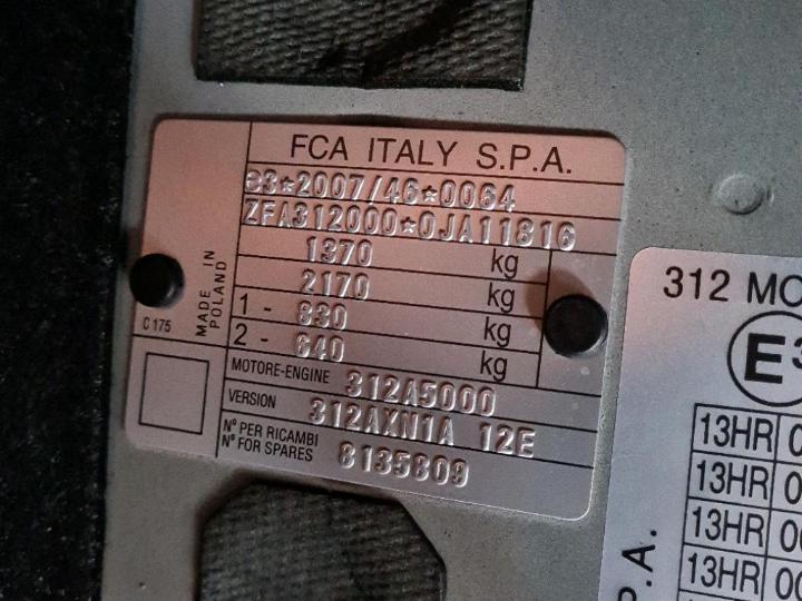 Photo 9 VIN: ZFA3120000JA11816 - FIAT 500 