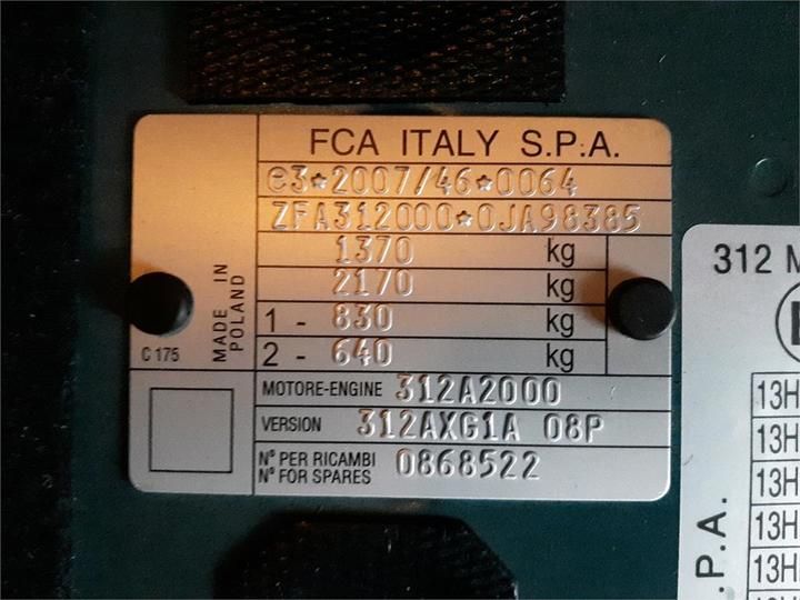 Photo 10 VIN: ZFA3120000JA98385 - FIAT 500 