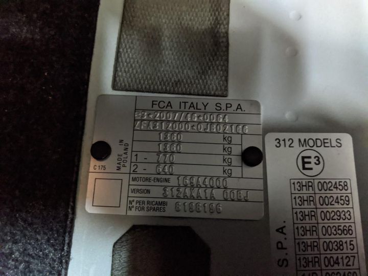 Photo 15 VIN: ZFA3120000JB02166 - FIAT 500 