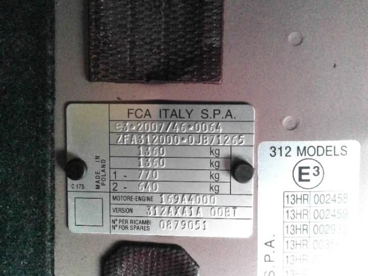 Photo 8 VIN: ZFA3120000JB71265 - FIAT 500 