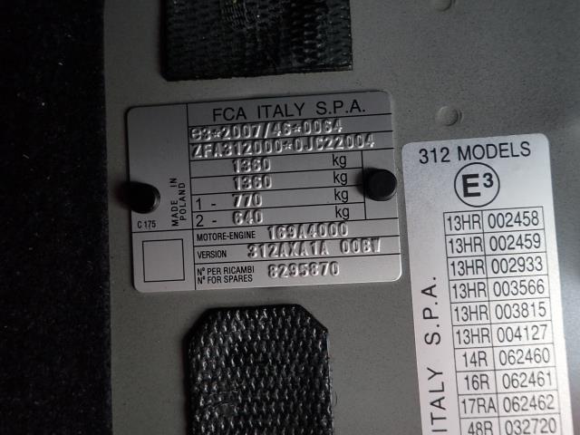 Photo 9 VIN: ZFA3120000JC22004 - FIAT 500 