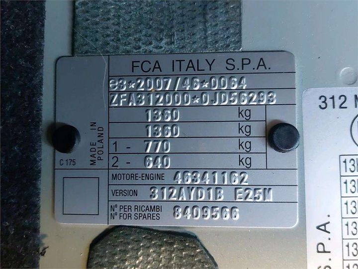 Photo 8 VIN: ZFA3120000JD56293 - FIAT 500C 