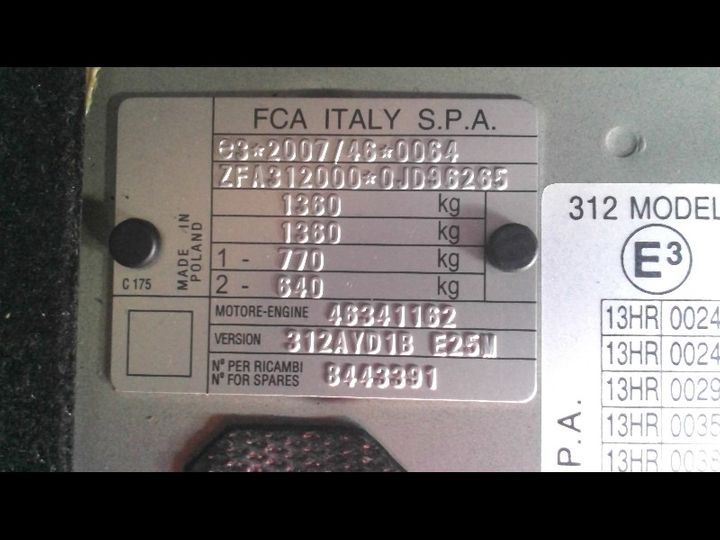 Photo 13 VIN: ZFA3120000JD96265 - FIAT 500 