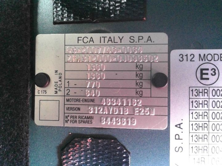 Photo 8 VIN: ZFA3120000JD96502 - FIAT 500 